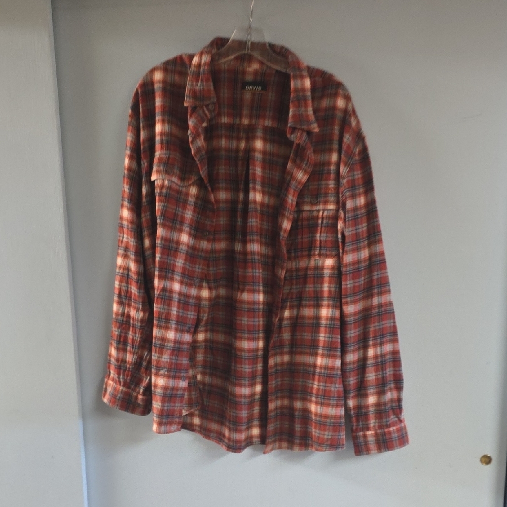 Orvis Plaid Men's Shirt